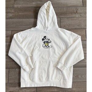 Disney Parks Mickey Mouse Genuine Mousewear Pullover Hoodie XL EUC Heavy